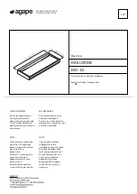 Preview for 1 page of agape Evoluzione EVO E2 Assembly Instructions