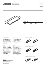 Preview for 1 page of agape FLAT XL AXN Series Assembly Instructions