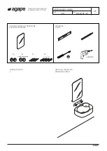 Preview for 2 page of agape Memory AMEM863N Assembly Instructions