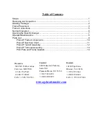 Preview for 3 page of AGC ProFlow Pro3-XP Operation And Maintenance Manual