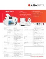 Preview for 2 page of AgfaPhoto Selecta 14 Specifications