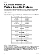 Preview for 42 page of AGI Westeel Wide-Corr Installation And Storage Instructions