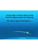 Agilent Technologies Agile or Elusive Signals Information Sheet preview