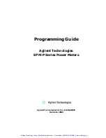 Preview for 2 page of Agilent Technologies EPM-P Series Programming Manual