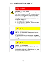 Preview for 18 page of Agilent Technologies FRG-700 Short Operating Instructions