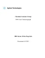 Agilent Technologies HP 5890 II Plus Series Manual preview