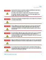 Preview for 7 page of Agilent Technologies K6460 Safety Manual