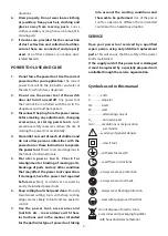 Preview for 4 page of AGP 700W Mechanical Instruction Manual