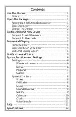 Preview for 2 page of AGPtek T05 Manual