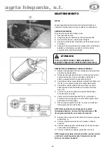 Preview for 30 page of AGRIA HISPANIA TH-250 Instruction And Maintenance Manual