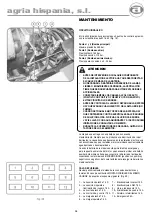 Preview for 38 page of AGRIA HISPANIA TH-250 Instruction And Maintenance Manual