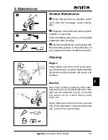 Preview for 49 page of Agria 5500 GRIZZLY comfort Operating Instructions Manual