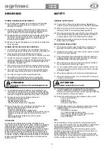 Preview for 8 page of agrimac Carretillas Elevadoras TW12 Instruction And Maintenance Manual