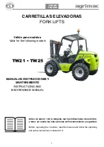 Preview for 3 page of agrimac TW21 Instruction And Maintenance Manual