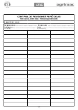 Preview for 37 page of agrimac TW21 Instruction And Maintenance Manual