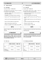 Preview for 71 page of AGRIMASTER RMU 1250 Use And Maintenance Manual