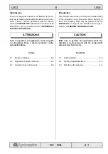 Preview for 51 page of AGRIMASTER RV 125 Use And Maintenance Book