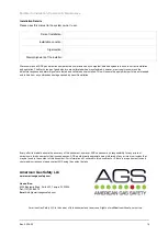 Preview for 16 page of AGS Mini Merlin LPGCO v2 TX Installation, Operation & Maintenance Manual