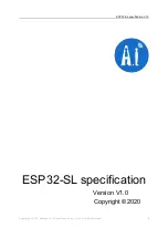 Preview for 1 page of Ai-Thinker ESP32-SL Specification