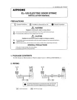 Aiphone EL-12S Installation Manual preview