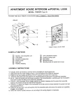 Aiphone VCM-OP Instructions preview