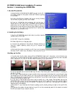 Preview for 1 page of AIPTEK HyperPen 6000 Series Installation Procedures Manual