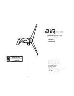 Air Breeze battery charging wind turbine Owner'S Manual preview