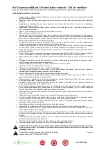 Preview for 2 page of Air Cleaner OST30100 User Manual