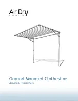 Air Dry Ground Mounted Assembly Instructions Manual preview