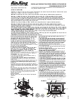 Preview for 1 page of Air King FRAS90 Installation Instructions