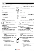 Preview for 58 page of Air Liquide 0389-0385 Safety Instruction For Use And Maintenance