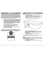 Preview for 3 page of AirBedz Pro 3 Owner'S Manual