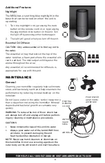 Preview for 8 page of Aircare ESSENTIALS MESA Setup And Owners Manual