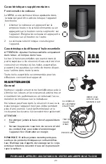 Preview for 20 page of Aircare ESSENTIALS MESA Setup And Owners Manual