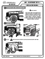 Preview for 15 page of AirDesign SILVERADO 2014 + Installation Manual