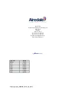 Preview for 36 page of AIREDALE DR10H-0 Technical Manual