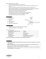 Preview for 2 page of aireRyder PEPEO-FN51133 Instructions For Installation And Use Manual