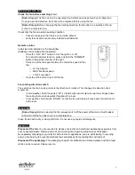 Preview for 4 page of aireRyder PEPEO-FN51133 Instructions For Installation And Use Manual