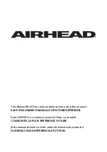 AIRHEAD AHSS-T3 Manual preview