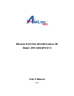 Airlink101 APO1200 User Manual preview