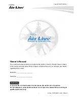 Preview for 2 page of AirLive OD-2060HD User Manual