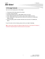 Preview for 9 page of AirLive PoE-2600HD User Manual