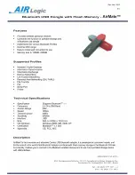 Preview for 1 page of Airlogic AirMate Class 2 Specifications