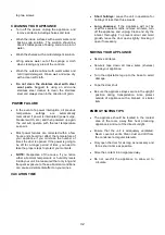 Preview for 32 page of AIRLUX ARCAV20 Instruction Manual