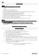 Preview for 2 page of Airstar SIROCCO REDTECH 400 User Manual