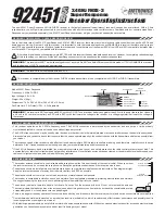 AIRTRONICS 92451SR Operating Instructions preview