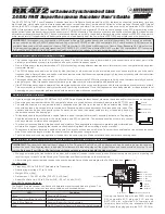 AIRTRONICS RX-472 User Manual preview