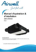 Preview for 3 page of Airwell AIRFLOW2020 Installation & Operation Manual