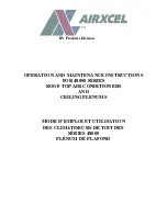 Preview for 1 page of Airxcel 48000 Series Operation And Maintenance Instruction Manual