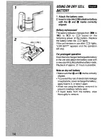 Preview for 14 page of Aiwa AM-HX30 Operating Instructions Manual